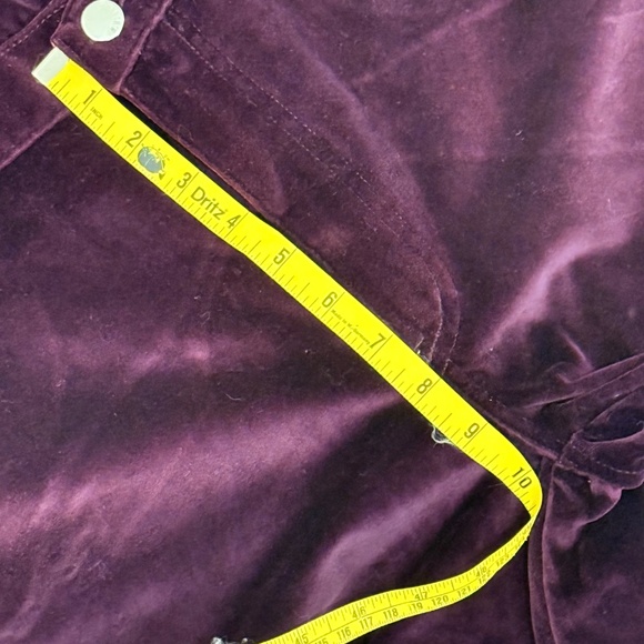Vintage MOSCHINO Men’s Purple Velvet Jeans Size 34 - Picture 7 of 13